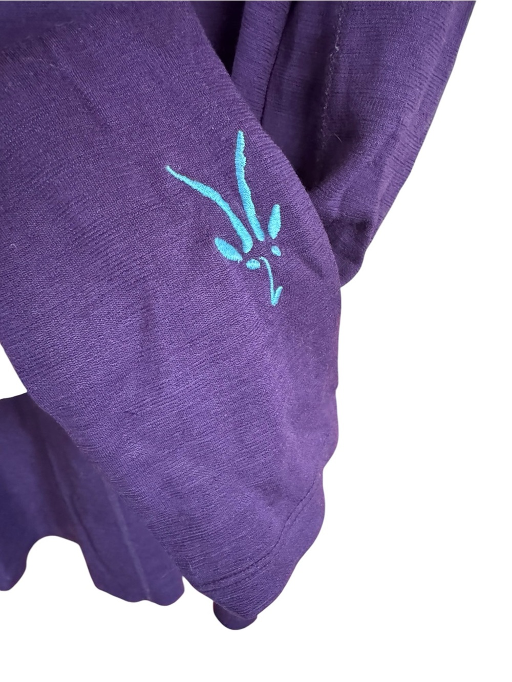 Ibex Merino Wool Base layer Quarter Zip Pullover size large , purple - Picture 6 of 6